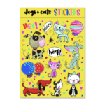 Rachel Ellen Design Sticker Seti /Cats & Dogs