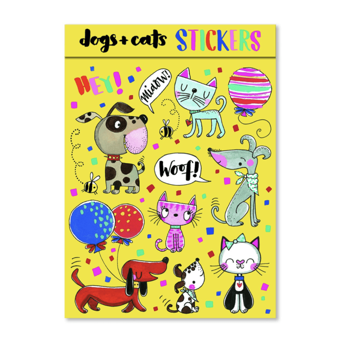 Rachel ellen design sticker seti /cats & dogs - görsel 1