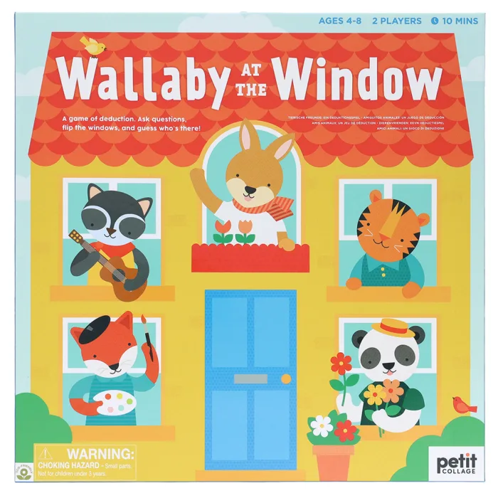 Petit collage bil bakalım kim oyunu - wallaby at the window - görsel 1