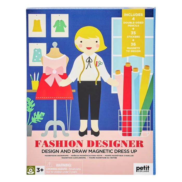 Petit collage mıknatıslı giydirme seti - fashion designer - görsel 1