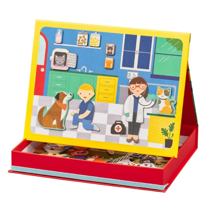 Petit collage mıknatıslı oyun sahnesi - pet hospital - görsel 2