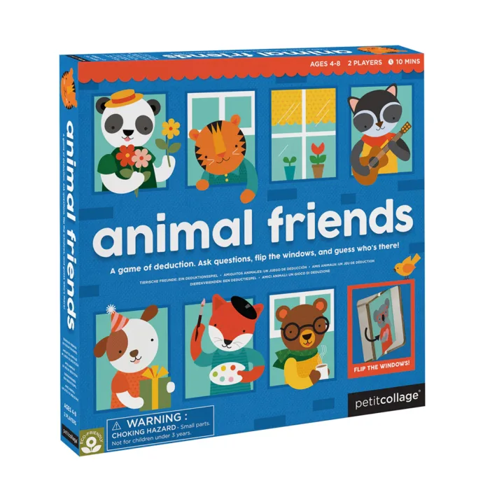 Petit collage bil bakalım kim kutu oyunu - animal friends - görsel 1