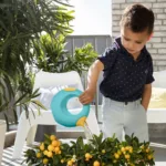 Quut Çift Taraflı Çocuk Sulama Kabı Small - Banana Blue - Görsel 5