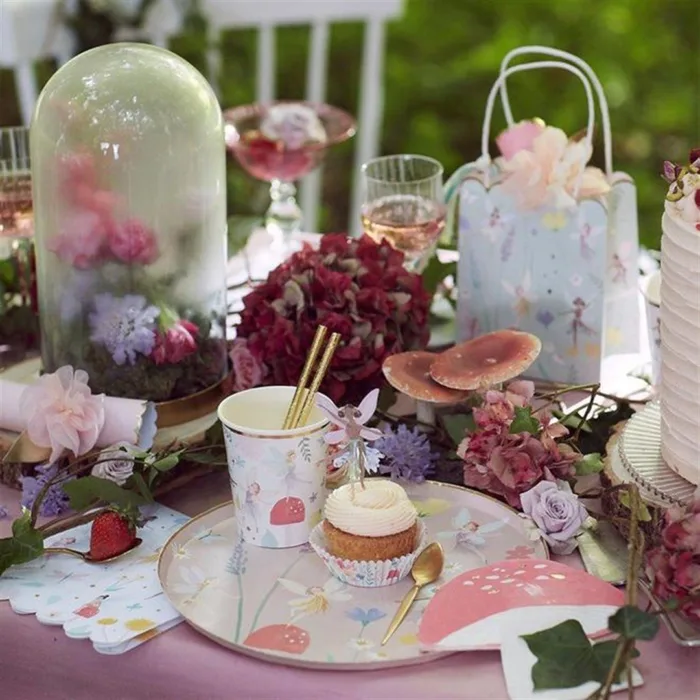 Meri meri - fairy cups - peri kızı bardaklar - 8'li - görsel 2