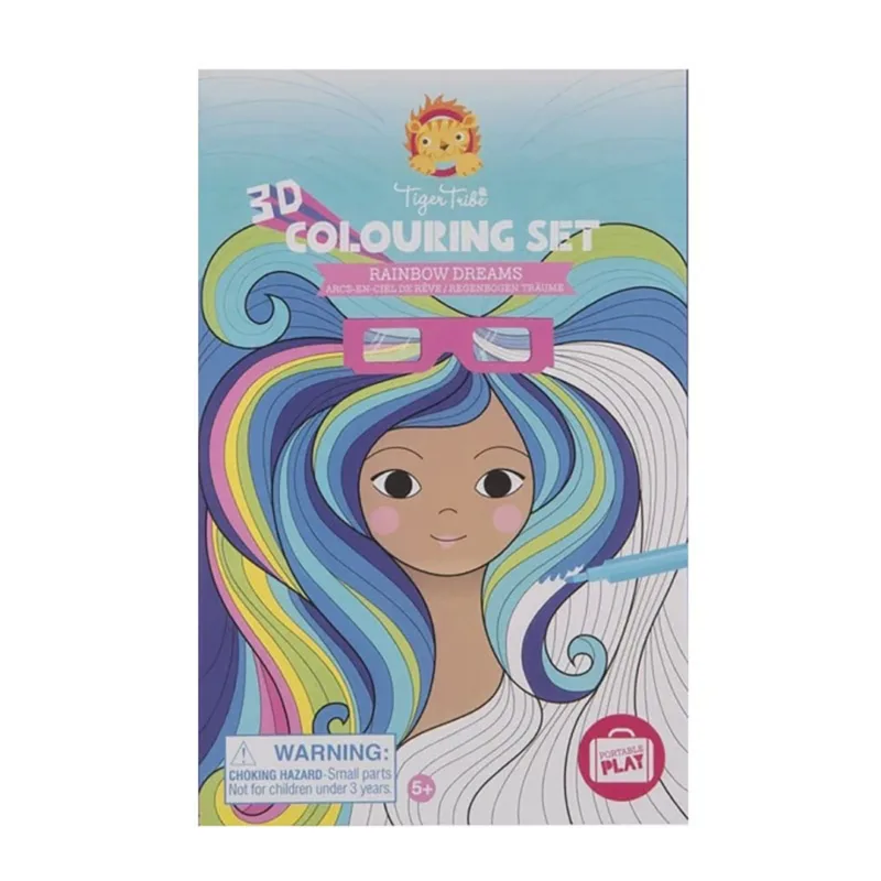 Magic journeytiger tribe 3d boyama seti rainbow drea acb6