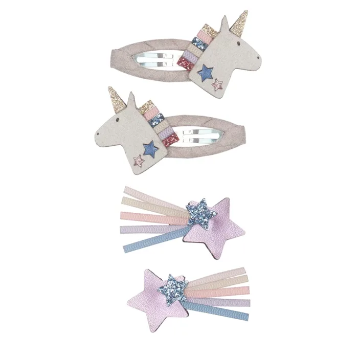 Mimi & lula unicorn 4’lü toka - görsel 1