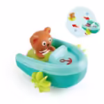 Hape Çek-Bırak Tekne ve Ayıcık - Banyo Oyuncağı