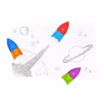 Ooly Blast Off Silgi & Kalemtıraş – Kırmızı - Görsel 2