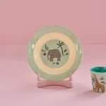 Riceteria - Melamin Çocuk Çukur Tabak - Fil - Görsel 2