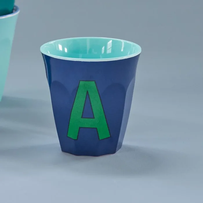 Riceteria - melamin bardak - blue a - görsel 2