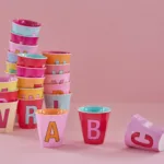 Riceteria - Melamin Bardak - Pink A - Görsel 3