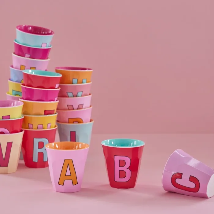 Riceteria - melamin bardak - pink a - görsel 3