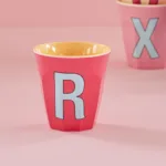 Riceteria - Melamin Bardak - Red R - Görsel 2