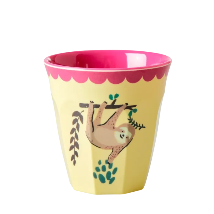 Riceteria - 6'lı melamin çocuk bardak seti - pink funky 160 ml. - görsel 5