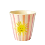 Riceteria - 6'lı Melamin Çocuk Bardak Seti - Pink Funky 160 ml. - Görsel 8
