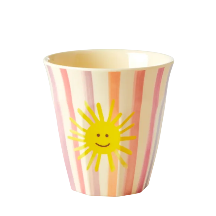 Riceteria - 6'lı melamin çocuk bardak seti - pink funky 160 ml. - görsel 8