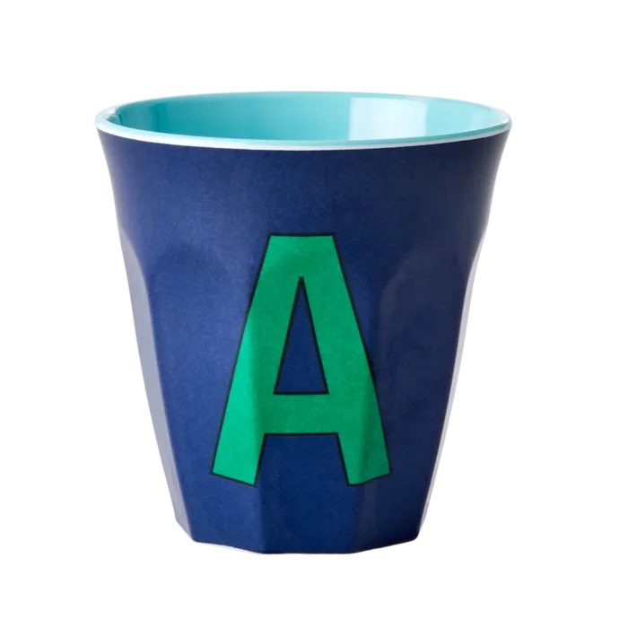 Riceteria - melamin bardak - blue a - görsel 1