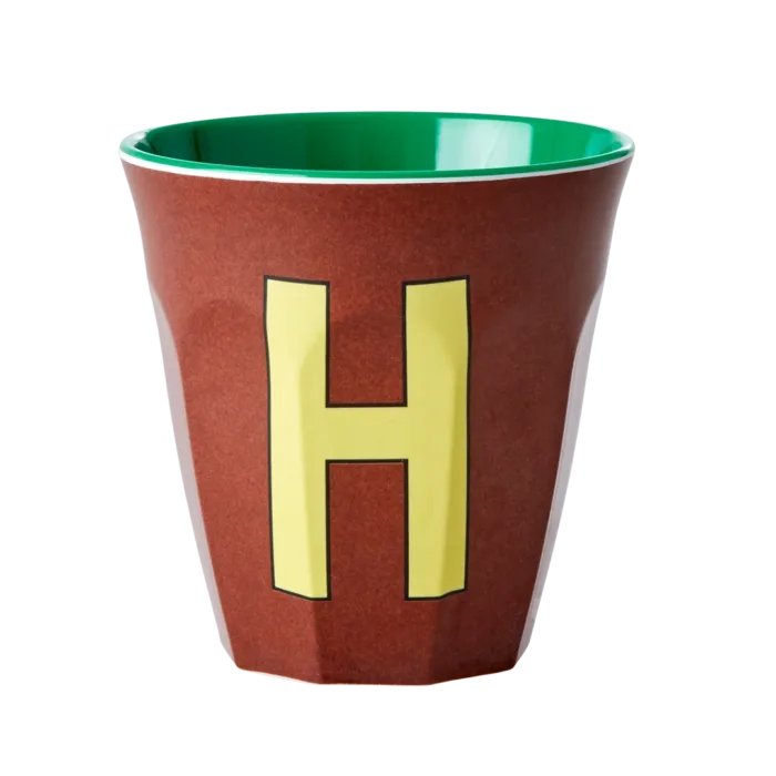 Riceteria - melamin bardak - brown h - görsel 1