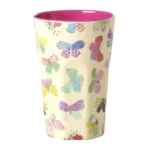 Riceteria - Melamin Bardak - Büyük Boy Butterfly