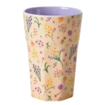 Riceteria - Melamin Bardak - Büyük Boy Wild Flower