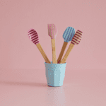 Riceteria - 4'lü Küçük Silikon Spatula - Görsel 2