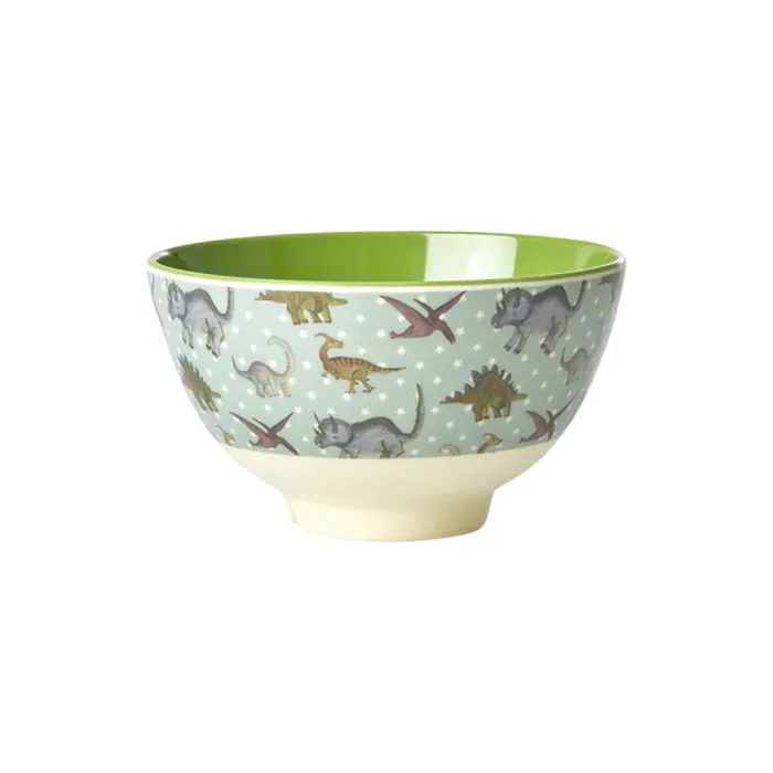 Magic journey rice rice dk melamine bowl with new dino print small 300ml rice melbw sndino 1