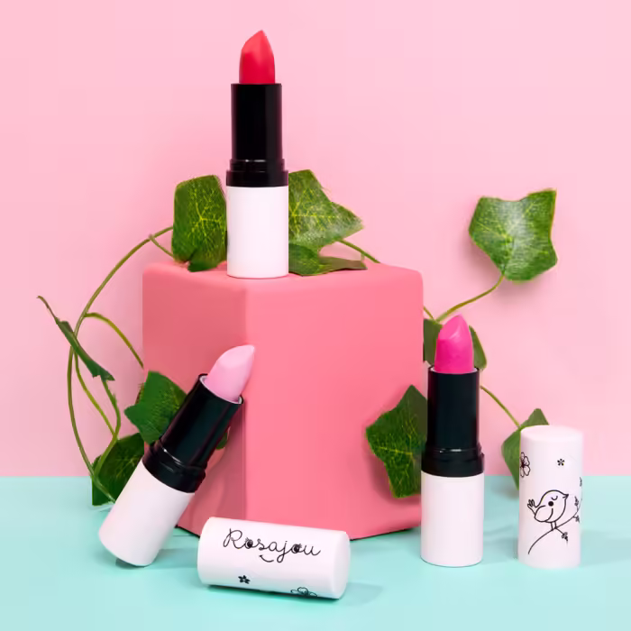 Rosajou vegan ruj - rubis - görsel 5