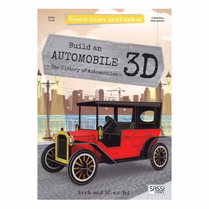 Magic journey build an automobile 3d cocuk kitaplari 78ad