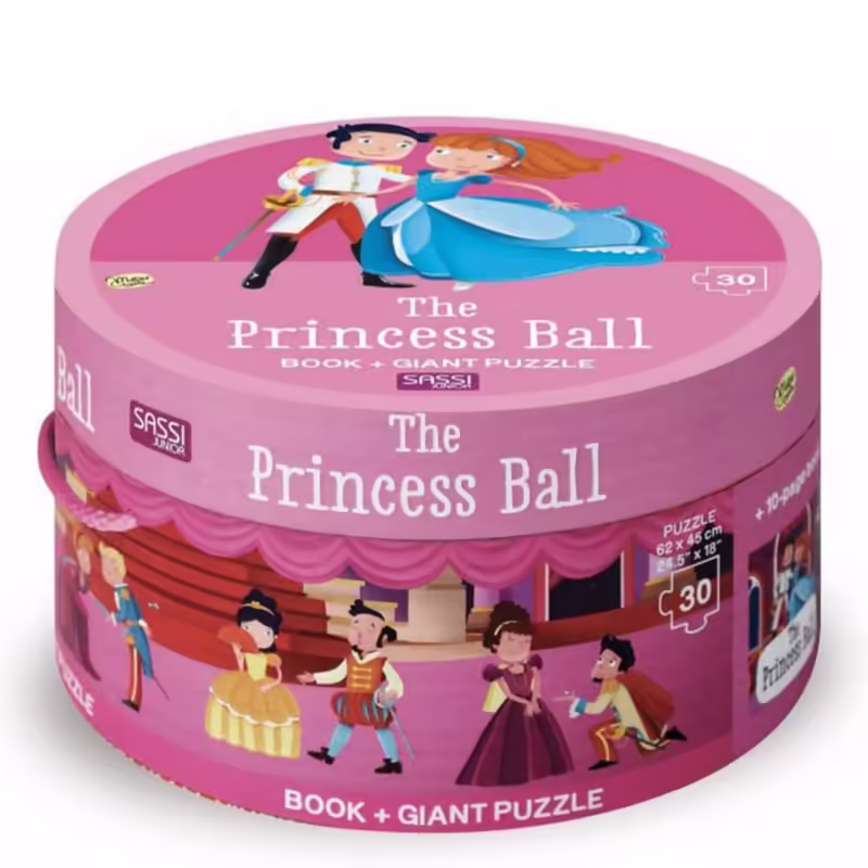 Magic journey the princess ball giant puzzle cocuk k c37d 4