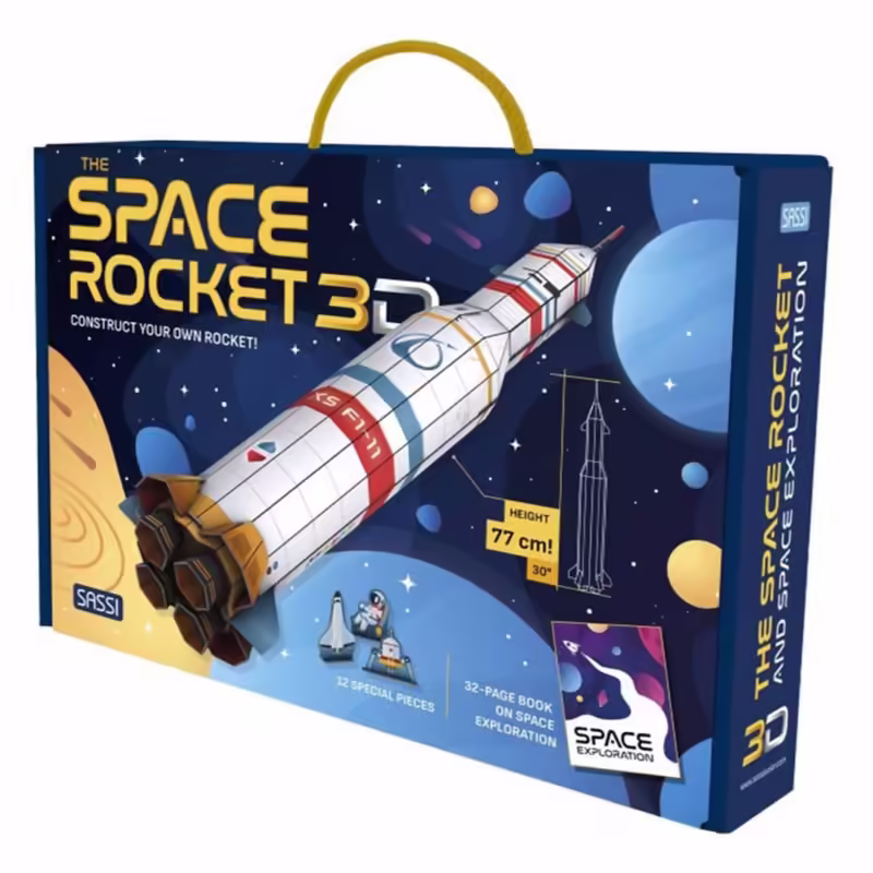 Magic journey the space rocket 3d cocuk kitaplari uz 8f21 b