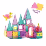Magna-Tiles Castle DLX + microMAGS - Prenses Şatosu 48 Parça - Görsel 9