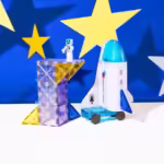 Magna-Tiles Space + microMAGS - Uzay 32 Parça - Görsel 6