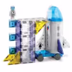 Magna-Tiles Space + microMAGS - Uzay 32 Parça - Görsel 11