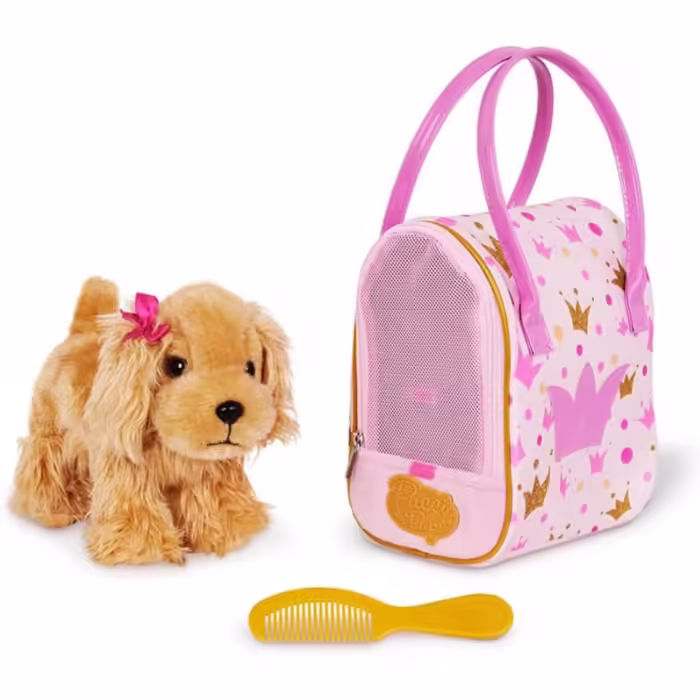 Pucci pups cocker spaniel ve pembe çanta - görsel 1