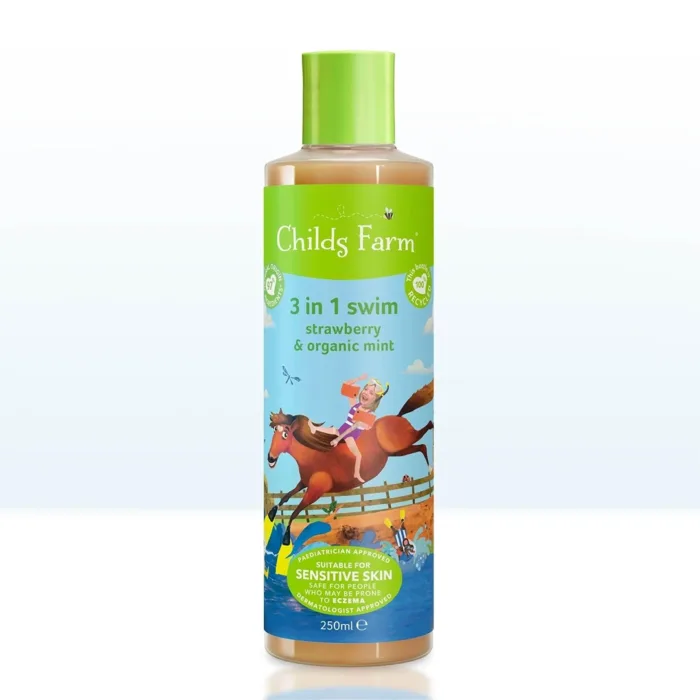 Magic journey childs farm cilek ve organik nane ozlu 3 u 1 arada yuzme sonrasi cocuk sampuan 250ml 2727