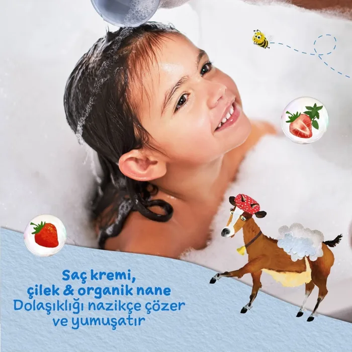 Magic journey childs farm cilek ve organik nane ozlu cocuk sac krem 250ml 2704