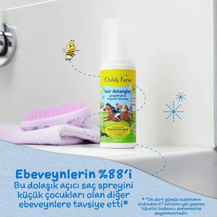 Magic journey childs farm kolay tarama cocuk sac spreyi 125ml 2734