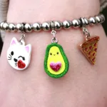 Charm It! Kolye & Bileklik Charm - Glitter Avocado - Görsel 2