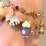 Charm It! Kolye & Bileklik Charm - Gold Unicorn Smoothie - Görsel 2