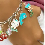 Charm It! Kolye & Bileklik Charm - Gold Swivel Mermaid - Görsel 2