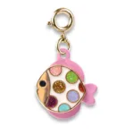 Charm It! Kolye & Bileklik Charm - Gold Glitter Tropical Fish