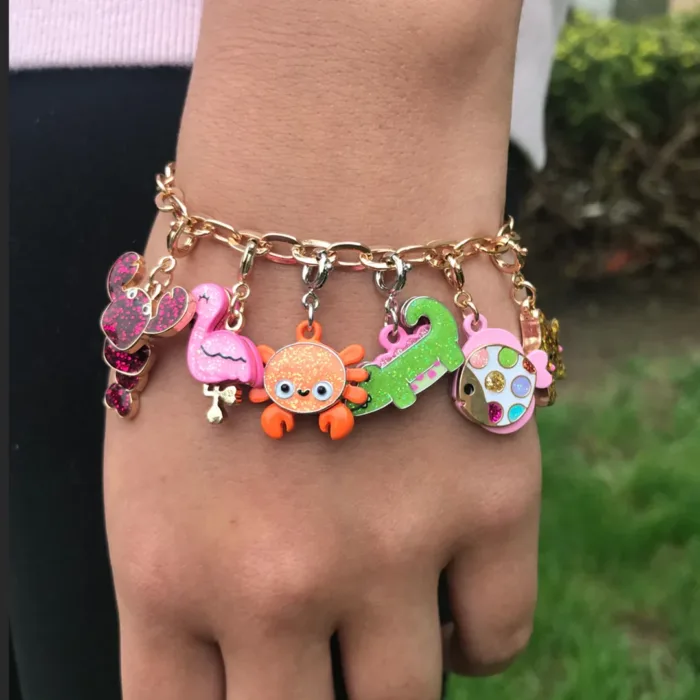 Charm it! Kolye & bileklik charm - glitter crab - görsel 2