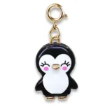 Charm It! Kolye & Bileklik Charm - Gold Penguin