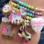 Charm It! Kolye & Bileklik Charm - Gold Glitter Unicorn - Görsel 2