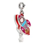 Charm It! Kolye & Bileklik Charm - Glitter Rocket - Görsel 3