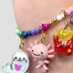 Charm It! Kolye & Bileklik Charm - Gold Glitter Seal - Görsel 2