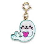 Charm It! Kolye & Bileklik Charm - Gold Glitter Seal