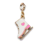 Charm It! Kolye & Bileklik Charm - Gold Glitter Ice Skate - Görsel 3