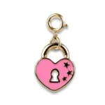 Charm It! Kolye & Bileklik Charm - Gold Heart Lock