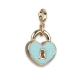 Charm It! Kolye & Bileklik Charm - Gold Heart Lock - Görsel 5
